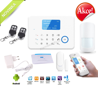 Bezdrátový inteligentní APP/GSM/LCD alarm SMART