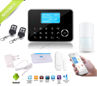 Bezdrátový inteligentní APP/GSM/LCD alarm SMART