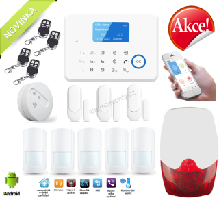 Bezdrátový APP/GSM/LCD alarm PROFESSIONAL